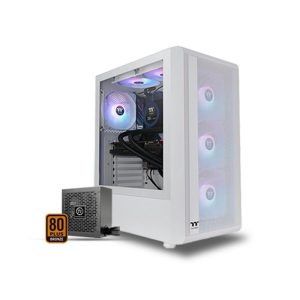 Thermaltake S200-W TG Mid Tower com Fonte 650W